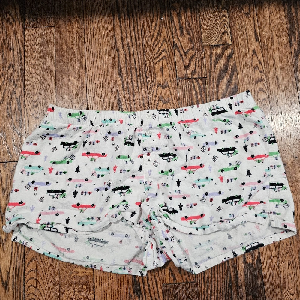 Sonoma Fleecy Christmas Pajama Shorts